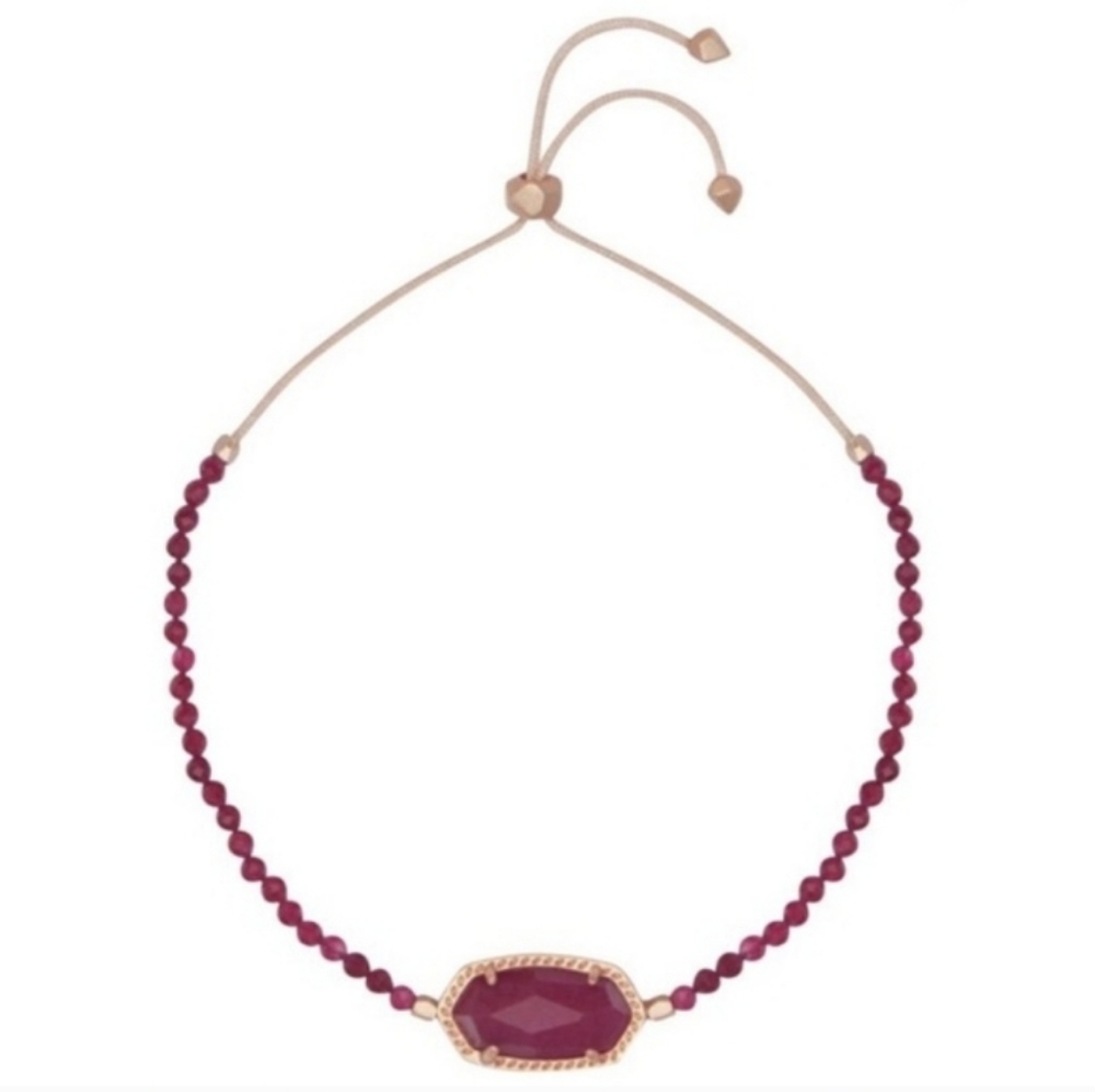 Kendra Scott Elaina Bracelet maroon